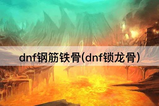 dnf钢筋铁骨(dnf锁龙骨)