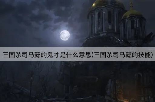 三国杀司马懿的鬼才是什么意思(三国杀司马懿的技能)