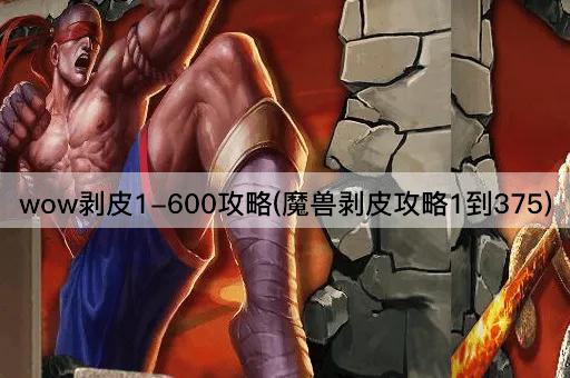wow剥皮1-600攻略(魔兽剥皮攻略1到375)