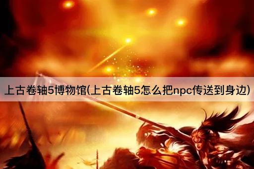 上古卷轴5博物馆(上古卷轴5怎么把npc传送到身边)
