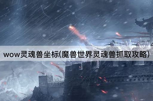wow灵魂兽坐标(魔兽世界灵魂兽抓取攻略)