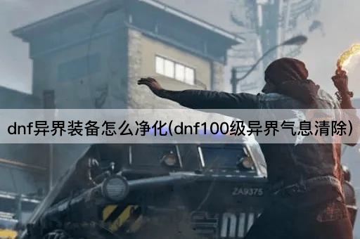 dnf异界装备怎么净化(dnf100级异界气息清除)