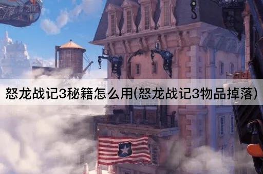 怒龙战记3秘籍怎么用(怒龙战记3物品掉落)
