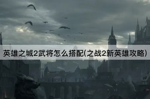 英雄之城2武将怎么搭配(之战2新英雄攻略)