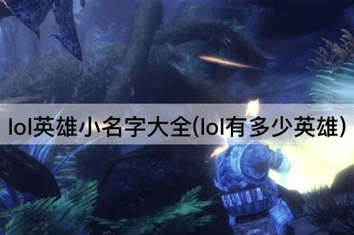 lol英雄小名字大全(lol有多少英雄)